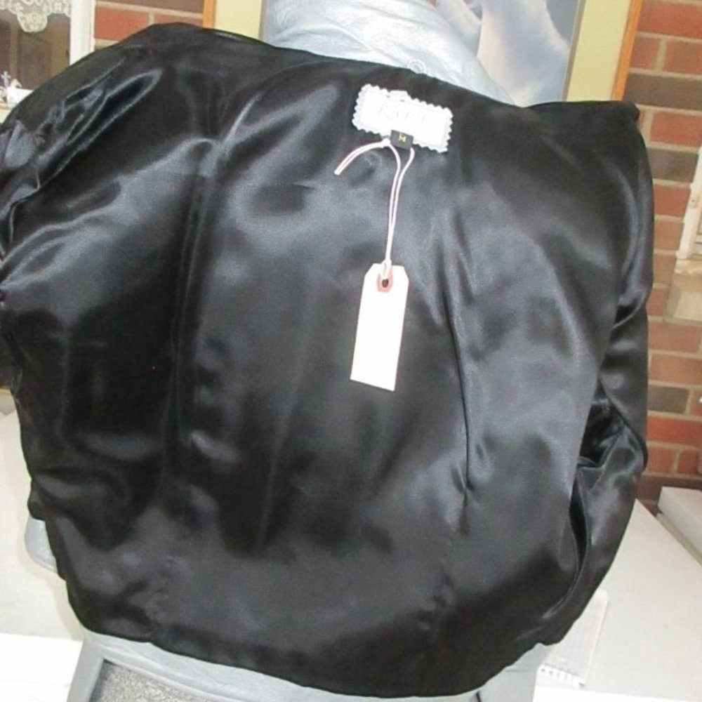 Kipppy Gray Smooth Leather Jacket - image 4